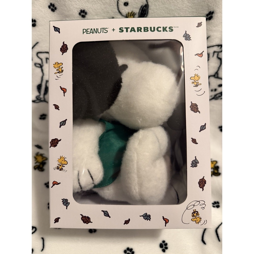Starbucks Peanuts Collab Snoopy Barista Plush New 2026 Limited Edition